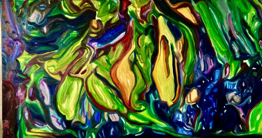 Detail vom Baum in Erlinsbach, 90X160cm,2025