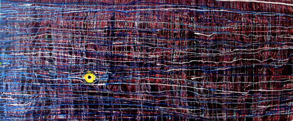 "F.s.t. No.0", 2011. Oil on canvas, 190x80cm, recycled , Kunst Art - Dominik Lipp