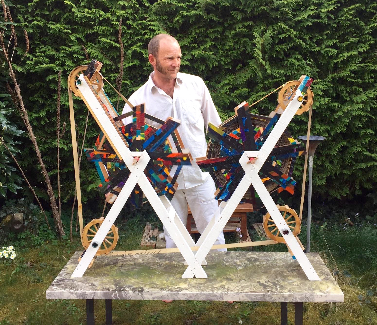"Bildspulmaschine" , 2020. Dominik Lipp